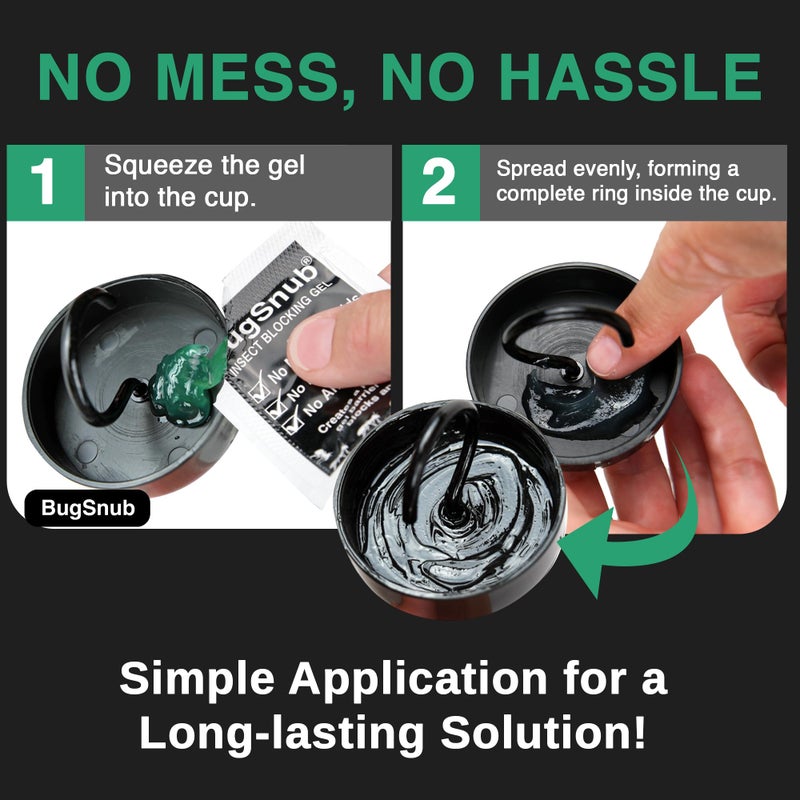BugSnub Hanging Ant Guard (1-Pack)- Ant Defense for Hummingbird Feeders, Unique Upside-Down Design, No Liquid Moat - Image 4